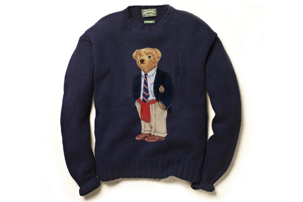 rl teddy bear sweater