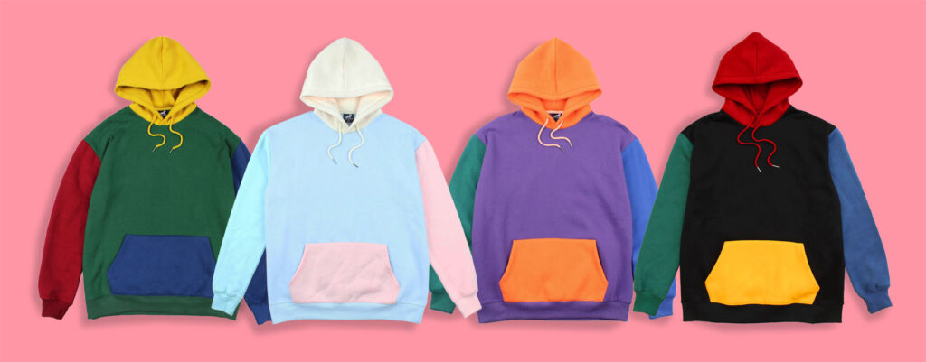 Color 2024 block hoodie