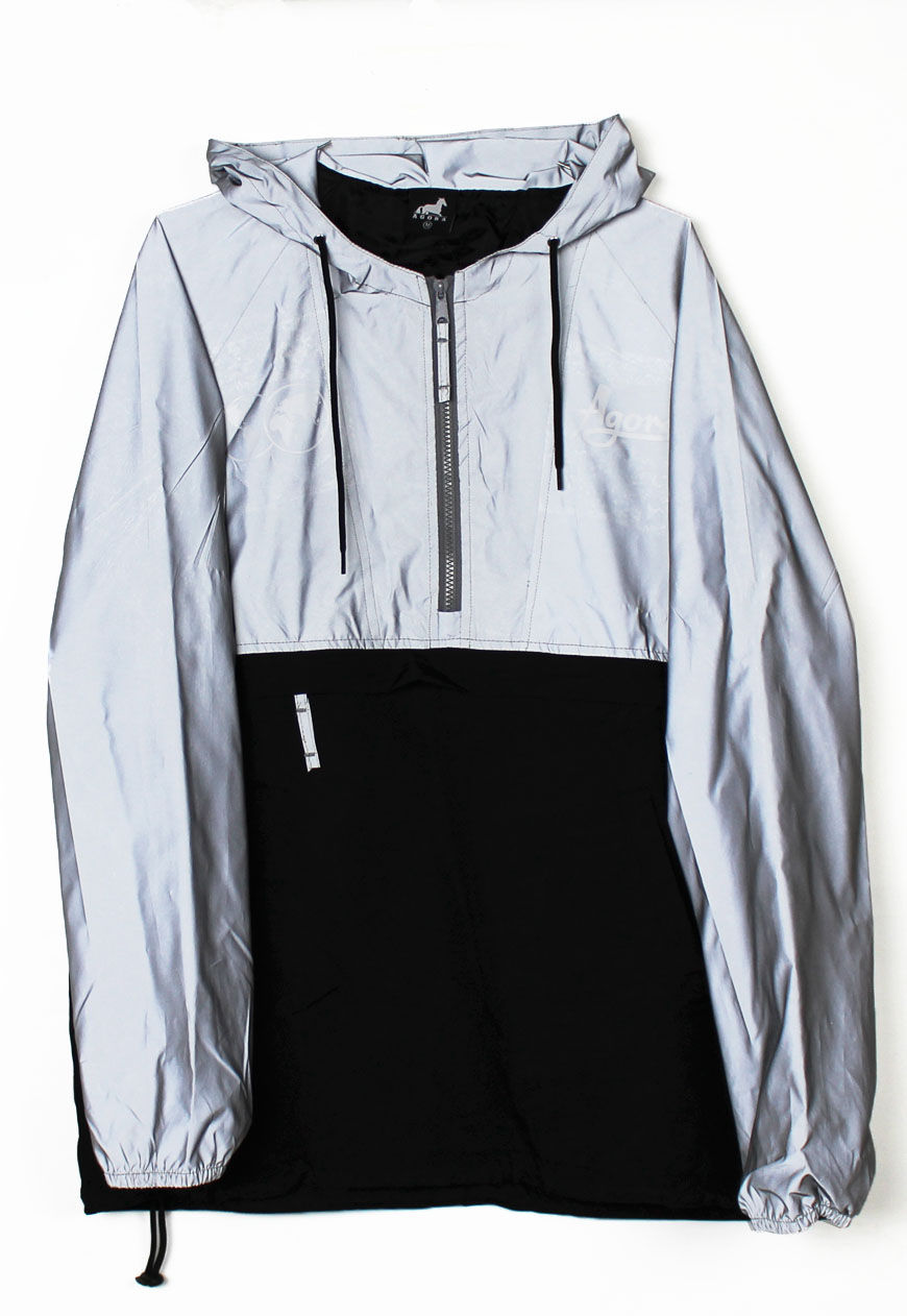 Agora Clothing UK Shop: Anoraks: Reflective Pullover Jacket